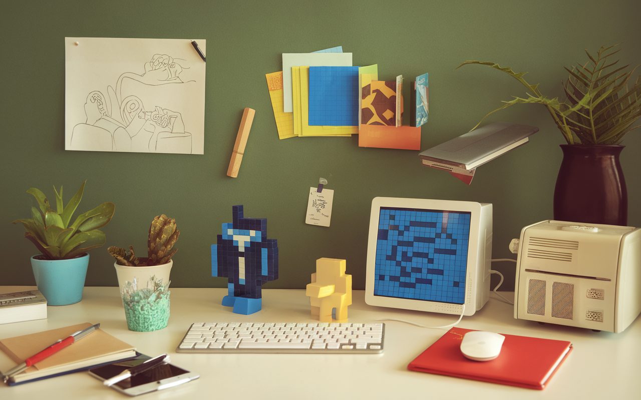 Dessin en lettre informatique : astuces et humour pixelisé pour 2025