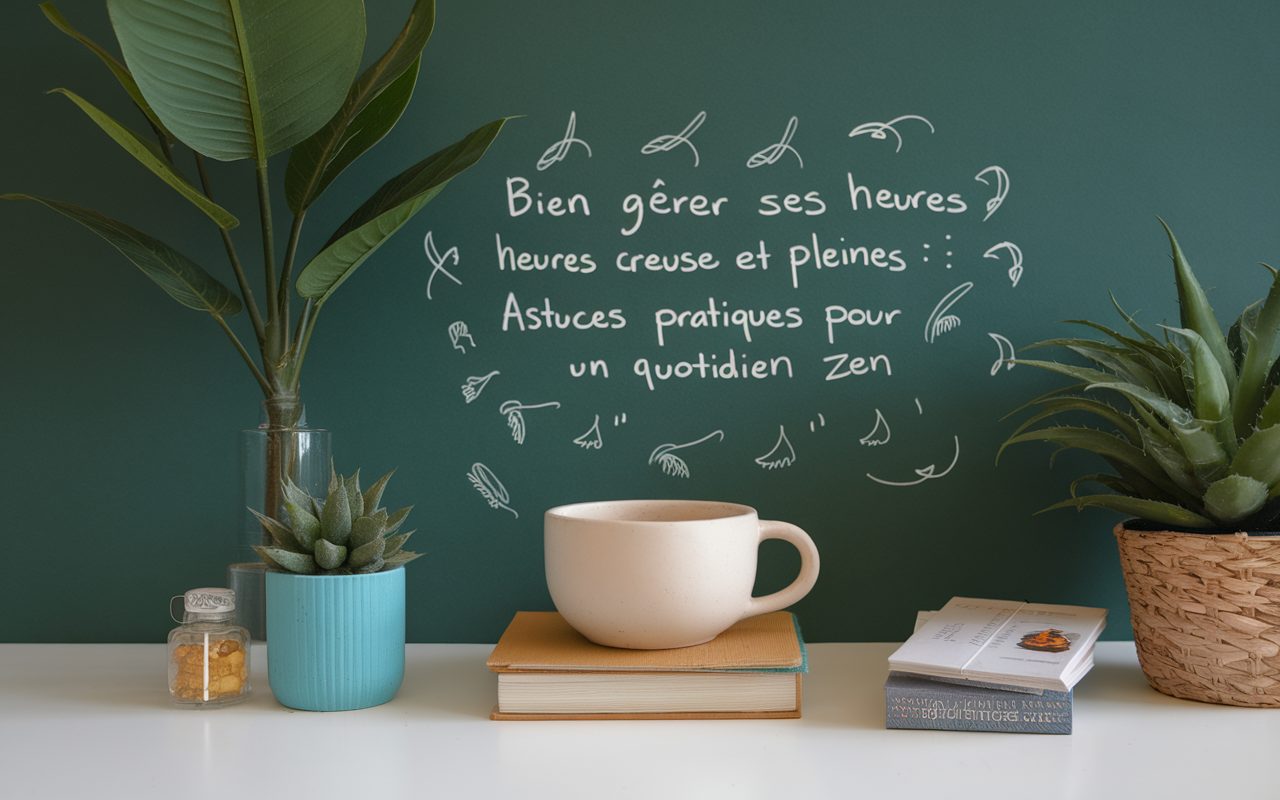 Bien gérer ses heures creuses et pleines : astuces pratiques pour un quotidien zen